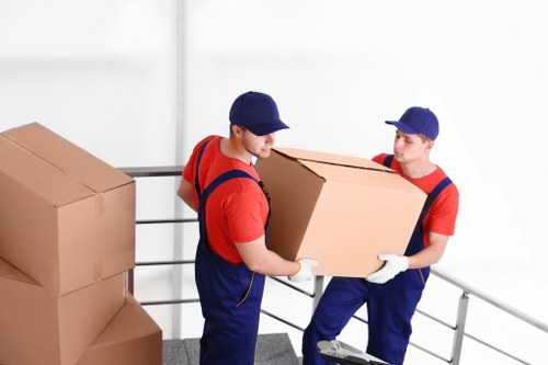 Professional team handling furniture pick-up in Manandvan Stockwell