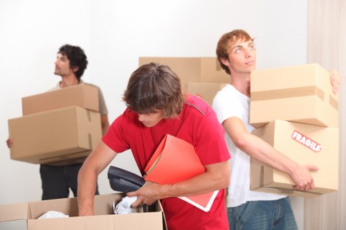 Experienced movers handling office relocation in Manandvan Stockwell