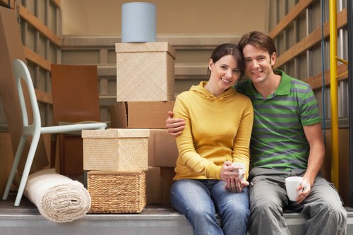 Unpacking services setting up a new home