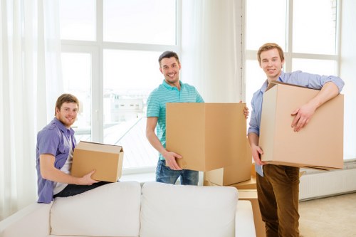 Satisfied customers with their Man and Van move